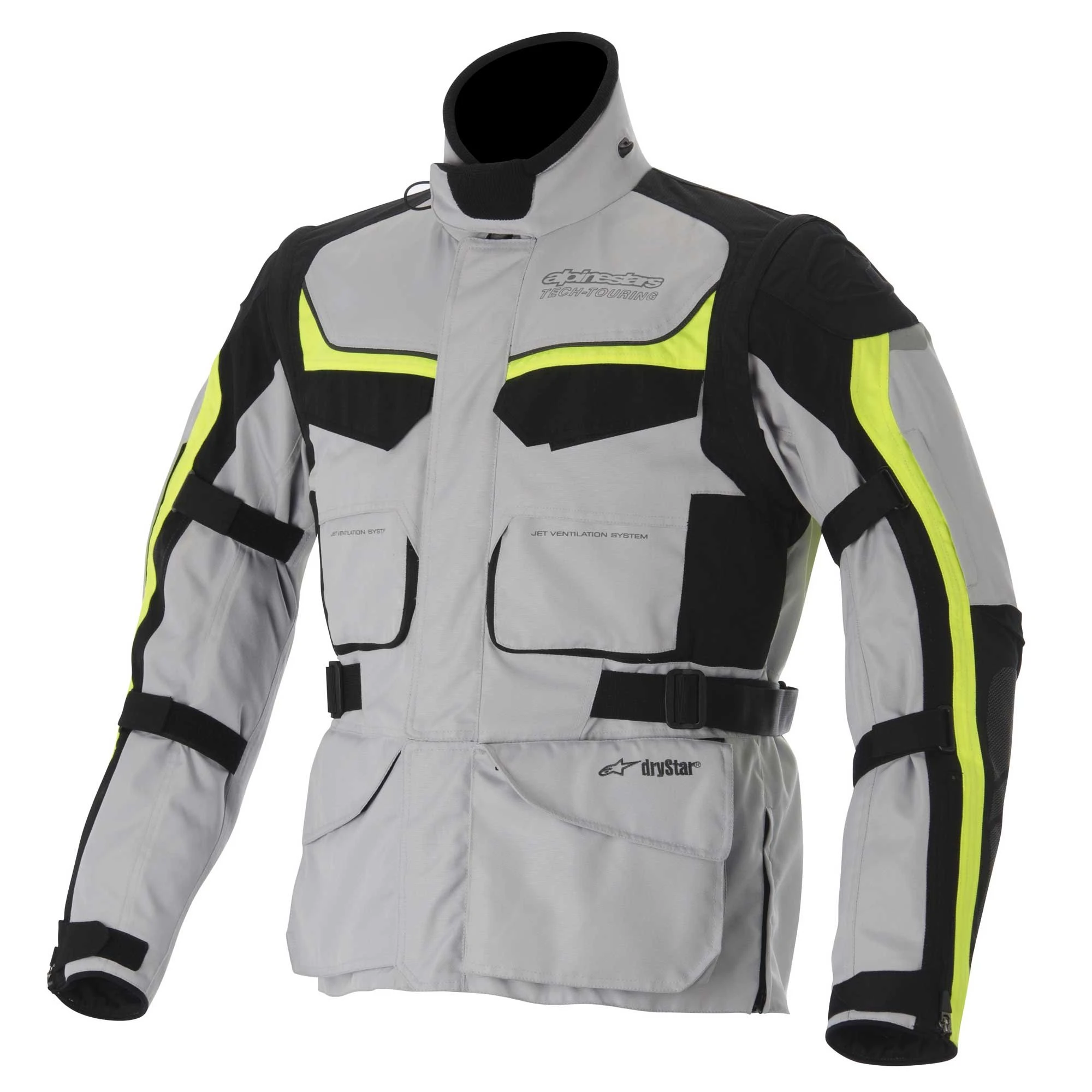 Alpinestars Calama Drystar Jacket - Grey-Yellow-Black