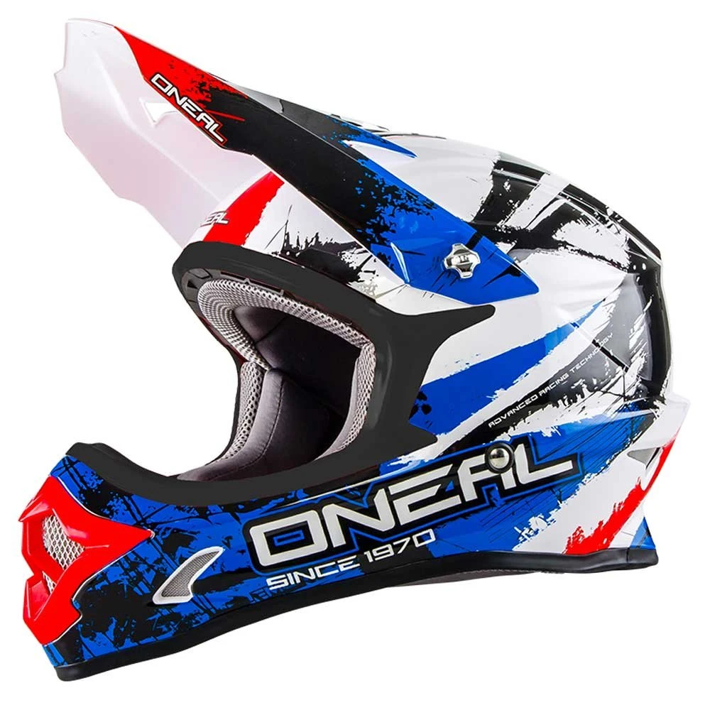Oneal Series 3 Radium Helmet - Blue-White-Red