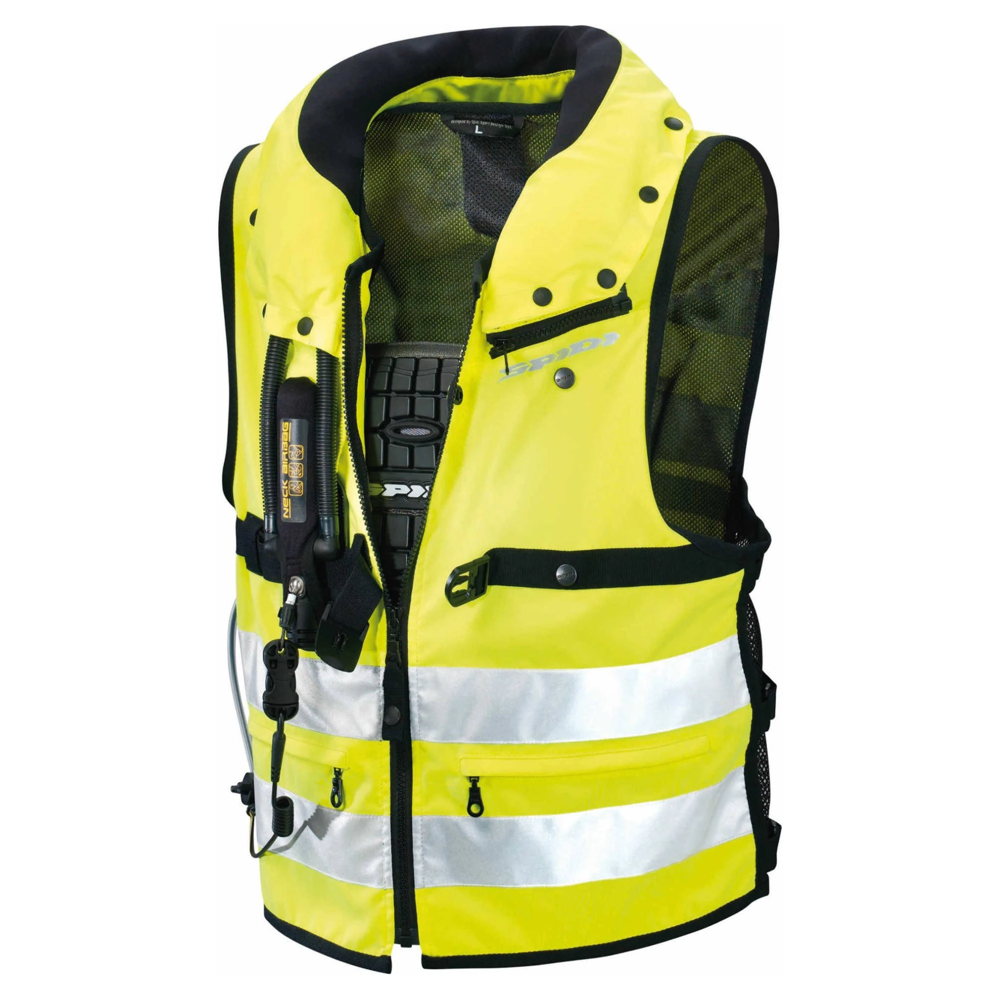 Spidi Tex Tech Neck DPS Vest - Yellow-Black