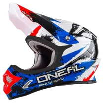 Oneal Series 3 Radium Helmet - Blue-White-Red